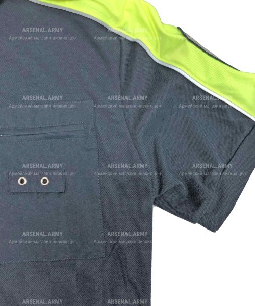 Футболка поло ГИБДД ДПС желтая вставка (Уценка) &mdash; 2