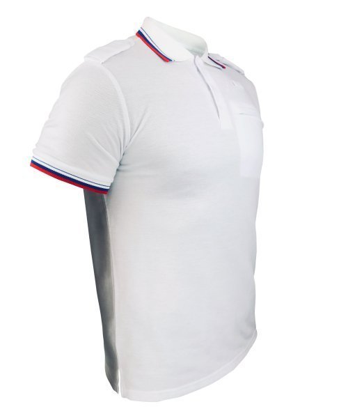 Футболка поло полиции белая &mdash; 4