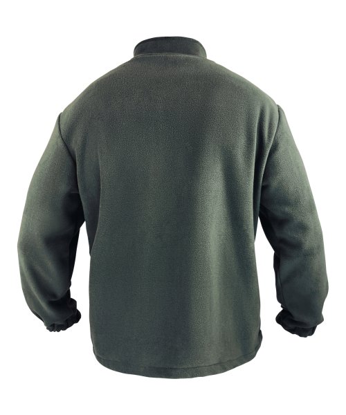 Толстовка флисовая олива &mdash; 2