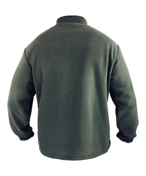 Толстовка флисовая олива &mdash; 3