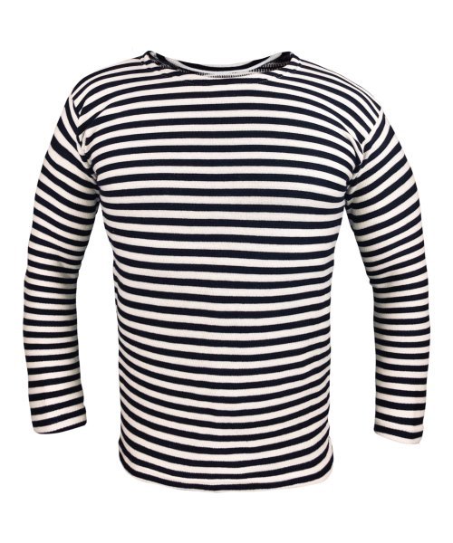 Тельняшка черная двойной вязи &mdash; 1