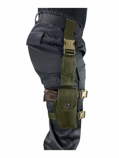 Кобура под ПМ набедренная текстильная (олива) &mdash; 2