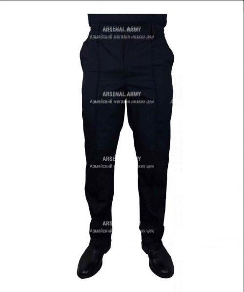 Брюки охраны черные рипстоп (уценка) &mdash; 1
