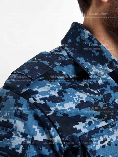 Куртка спецназ цифра синяя рипстоп (уценка) &mdash; 4