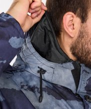 Превью Куртка мох синяя с подстежкой — 11