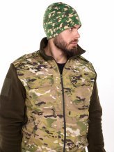 Шапка флисовая кмф зеленая — 2