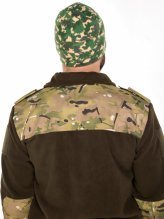 Шапка флисовая кмф зеленая — 3