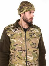 Шапка мультикам флисовая с подворотом — 2