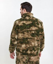 Превью Толстовка флисовая мох — 6