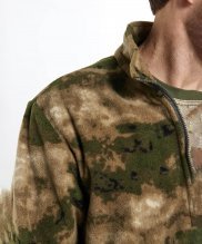 Превью Толстовка флисовая мох — 7