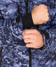 Превью Куртка Росгвардия точка синяя с подстежкой — 11