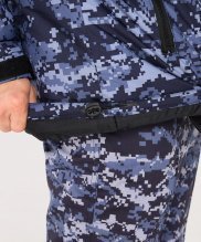 Превью Куртка Росгвардия точка синяя с подстежкой — 14