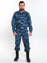 Костюм спецназ цифра синяя рипстоп &mdash; 1