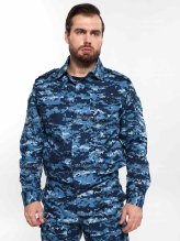 Костюм спецназ цифра синяя рипстоп — 1