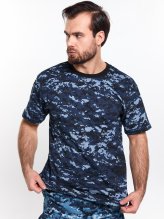 Футболка цифра темно-синяя — 3