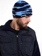 Шапка КМФ на флисе синяя — 3