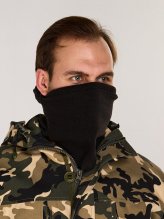 Превью Маска балаклава флисовая черная — 7