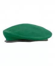 Берет зеленый катаный