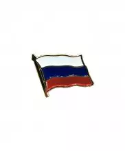 Значок металлический "Флаг России" прямой — 1