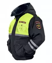 Куртка зимняя ДПС с желтой вставкой — 1
