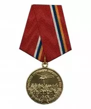 Медаль МЧС "Участнику ликвидации пожаров 2010 года"