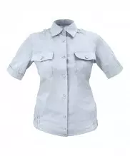 Рубашка полиции женская голубая (короткий рукав)