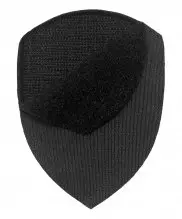 Шеврон жаккардовый росгвардия герб черный на липе
