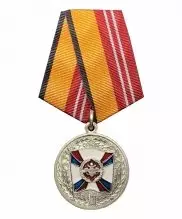 Превью Медаль МО "За воинскую доблесть" 2 степени — 1